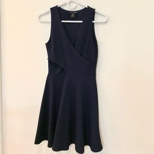 Navy Blue Bloomingdales Aqua Dress Size M